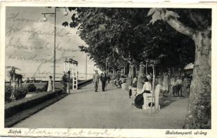 Siófok, parti sétány