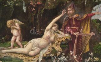 Tannhäuser I. Akt, II. Szene / Illustration of Richard Wagner's Tannhäuser opera, erotic s: C. A. Geiger (EK)