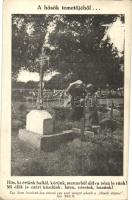 A hősök temetőjéből...Szociális Missziótársulat, 'Keresztény Nő' keresztény nőmozgalmi lap reklám / Cemetery of Heroes, Social Mission Association, "Christian Woman" advertisement (EK)