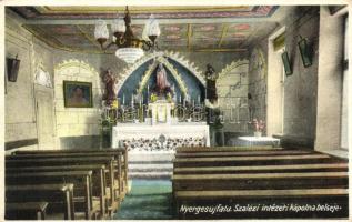 Nyergesújfalu, Szalézi Intézet kápolnájának belseje