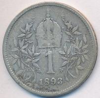 1893. 1K Ag "Ferenc József" T:3