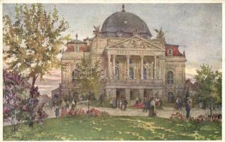 Graz, Stadttheater, B.K.W.I. Serie 936-9. artist signed