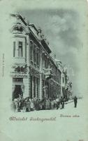 Esztergom, Lőrinc utca, Deutsch Mór és Pollák Lipót és Fia üzlete (kis szakadás / small tear)