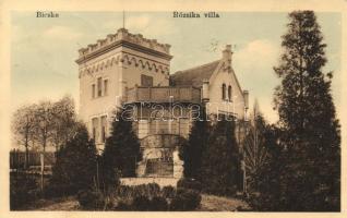 Bicske, Rózsika-villa