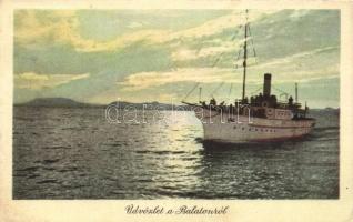 7 db főként RÉGI magyar városképes lap a Balatonról, környékéről, benne néhány fotó / 7 mainly old H...