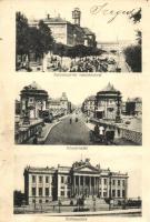 11 db RÉGI magyar városképes lap, / 11 old Hungarian postcards