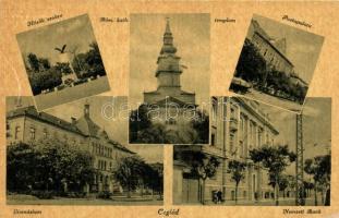 11 db RÉGI magyar városképes lap, / 11 old Hungarian postcards