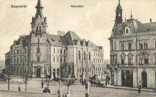 Kaposvár, Városháza; Szabó Lipót könyvkereskedés kiadása