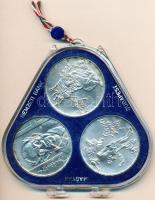 1976. 200Ft Ag 3klf db "Festők I. / Derkovits, Szinyei, Munkácsi" sor T:BU Eredeti plombál...