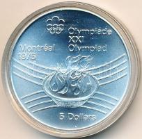 Kanada 1976. 5$ Ag "Montreali olimpia" T:1
Canada 1976. 5 Dollars Ag "Montreal Olympi...