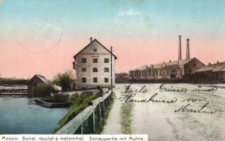 Moson, Allersdorfer Ferenc Műmalma, Kühne gépgyár; kiadja Freitag Frigyes papírkereskedő (EK)