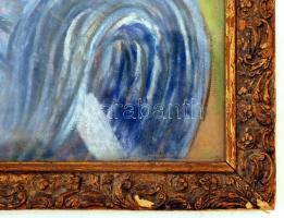 Sztankó? jelzéssel: Lakodalom. Pasztell, papír, jelzett, üvegezett keretben, 47×62 cm