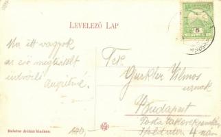 Siófok, Vasúti korzó, Cserveny Ferenc Fogas Nagyszálloda, kiadja a Balaton áruház (EK)