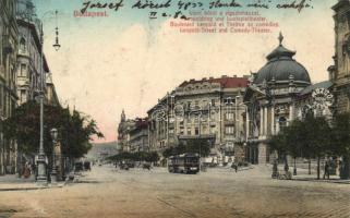 Budapest XIII. Lipót körút, Vígszínház, Bioskop mozgókép (fl)