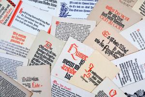 41 db RÉGI főleg használatlan motívumlap; szöveges lapok, kották, versek / 41 old mostly unused motive cards; text cards, music sheets, poems