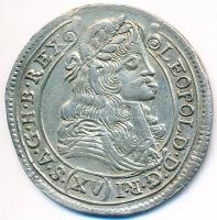 1679KB XVKr Ag "I. Lipót" Körmöcbánya (6.5g) T:2,2- Hungary 1679KB 15 Kreuzer Ag "Leopold I" Kremnitz (6.5g) C:aXF Huszár 1425., Unger II.: 1060.a