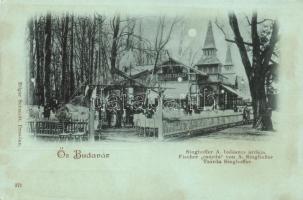 Budapest XIV. Ős-Budavára, Singhoffer A. halászcsárdája; Edgar Schmidt