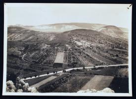 A Balaton-felvidék, légi fotó, hátoldalon feliratozva, 18x13 cm