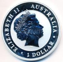 Ausztrália 2014. 1$ Ag "Kookaburra" (1oz/0.999) T:P Australia 2014. 1 Dollar Ag "Kookaburra" (1oz/0.999) C:P