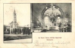 Budapest XII. Szent János kórház kápolnája; kiadó Schwarz I. (Rb)