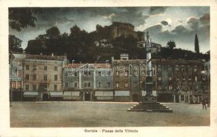 Gorizia, Görz; Piazza della Vittoria / Victory Square (wet corner)