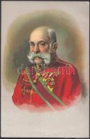 Ferenc József császár litho kép / Emperor Franz Joseph litho image 14x8 cm