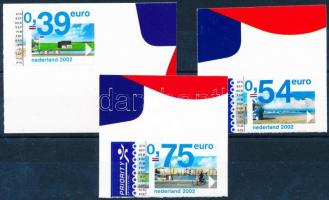 The introduction of euro coins and banknotes self adhesive corner set, Az euró érmék és bankjegyek bevezetése öntapadós ívsarki sor