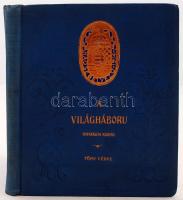 A világháború. M. Kir. Honv. Minisztérium Hadsegélyező Hivatala a világháború nevezetesebb és örökemlékű eseményeit, vezető egyéneinek arcképeit magában foglaló ezen album-naptárát az özvegyek és árvák alapjának gyarapítása céljából kizárólag üzleti ajándék gyanánt hozza forgalomba. Szekszárd, 1916. Molnár. 114 sztl. p. (ebből 56 oldal kép). Kiadói, aranyozott, dombornyomásos egészvászon kötésben, a képes naptár lapok perforált naptár része nélkül. Jó állapotú.