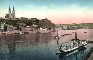 Praha, Prag; Vysehrad / castle, steamship