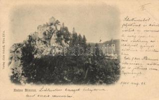 Breitenstein, Ruine Klamm / castle ruins (Rb)