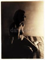 Akt díványon, 18x24 cm / Nude photo, 18x24 cm