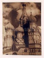 Universum Photos: Moszkva, Szent Vazul székesegyház, pecséttel jelzett fotó, 17x23 cm