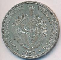 1933. 2P Ag "Madonna" T:2-,3
Unger: 1511., Adamo P7