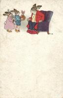 28 db RÉGI motívumlap; üdvözlő (húsvét, újév, névnap, karácsony) / 28 old motive cards; greetings (E...