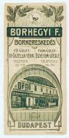 Borhegyi F. Borkereskedés, Bp. számolócédulája