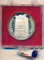 Csúcs Viktória (1934-) DN "Sárköz" Ag emlékérem eredeti plombált ÁPV plasztiktokban (16.2g...