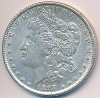 Amerikai Egyesült Államok 1887. 1$ Ag "Morgan" T:2
USA 1887. Dollar Ag "Morgan Dollar...