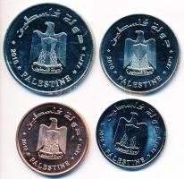 Palesztina 2010. 1q Cu + 2 1/2q CuNi + 5q CuNi + 10q CuNi fantáziaveretek T:1-
Palestine 2010. 1 Qir...