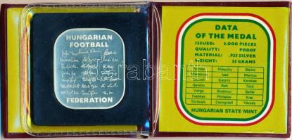1982. "MLSZ / FIFA Világbajnokság Spanyolországban" Ag emlékérem eredeti tokban, tanúsítvá...