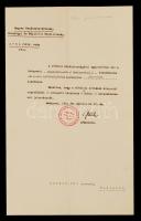 1919 Bp., A Magyar Tanácsköztársaság Munkaügyi és Népjóléti Népbizottsága által kiállított főorvosi kinevezési okmány