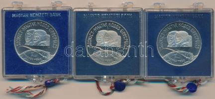 1980. 100Ft "Szovjet-magyar közös űrrepülés" (4x) T:PP Eredeti plombált MNB plasztiktokban...