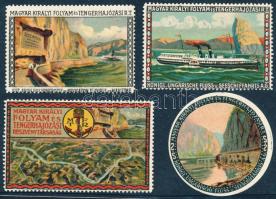 1910 Magyar királyi Folyam és Tengerhajózási RT levélzáró sor