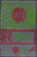 1972 I. Országos parafilatéliai kiállítás levélzáró