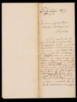 1902 Szegszárd(Szekszárd), A Szegzárdi Általános Ipartestület meghívója zászlószentelési ünnepélyre