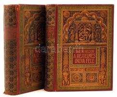 Hedin, Sven: A rejtelmes India. I-II. kötet Sven Hedin utazása Perzsia sivatagjain keresztül. Fordította és bevezetéssel ellátta Zigány Árpád. I. kötet. Bp., (1912), Magyar kereskedelmi Közlöny. Sok fényképpel, rajzalt illusztrált kiadvány. Dombornyomott, gazdagon díszített, egészvászon kötésben.Az egyik kötet gerince szakadozott.