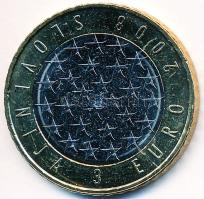 Szlovénia 2008. 3€ Bi "Európai Uniós Elnökség" T:2 Slovenia 2008. 3 Euro Bi "European Union Presidency" C:XF