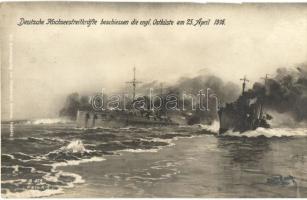 1916 Hochseestreitkräfte beschiessen die engl. Ostküste / German navy, battle against English fleet s: Bock