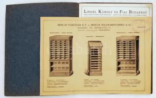 1914 Bp., Lingel Károly és Fiai Első Magyar Faáru- és Bútorgyárának ábrákkal illusztrált katalógusa,...
