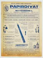 cca 1900 Bp., Wittenberg L.Papíráruházának ábrákkal illusztrált árjegyzéke, 16p