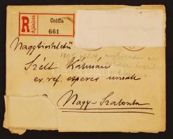 1897 ifj. Tisza Kálmán gróf (1867-1947) saját kézzel írt levele Szél Kálmán nagyszalontai esperesnek...